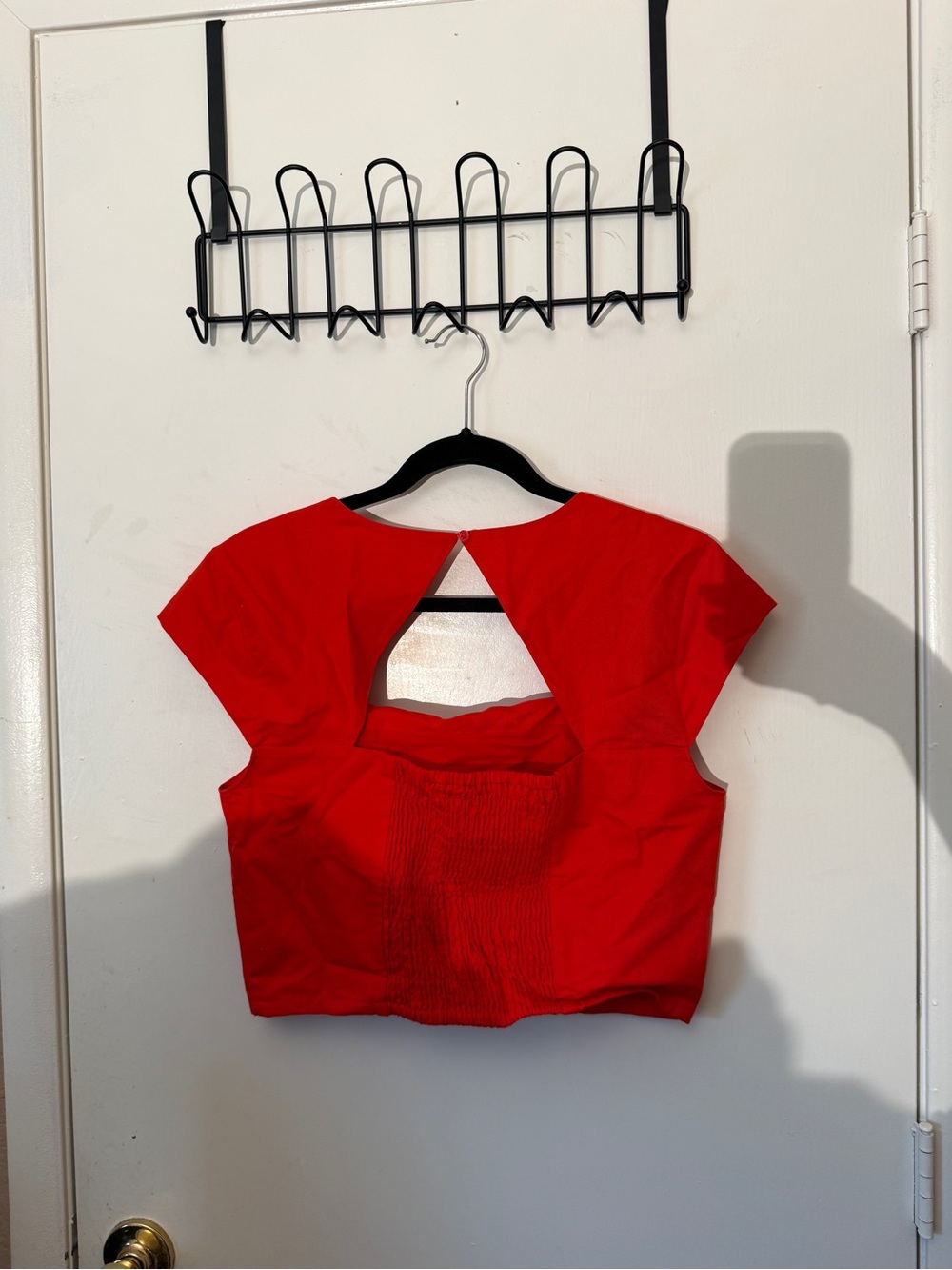 Ann Taylor Red Linen Set (Top and Skirt)
